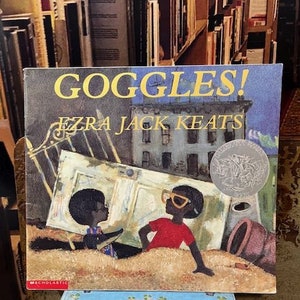 2000 Goggles ! pb Book Ezra Jack Keats Scholastic Vintage Book Illustrated Childrens Caldecott