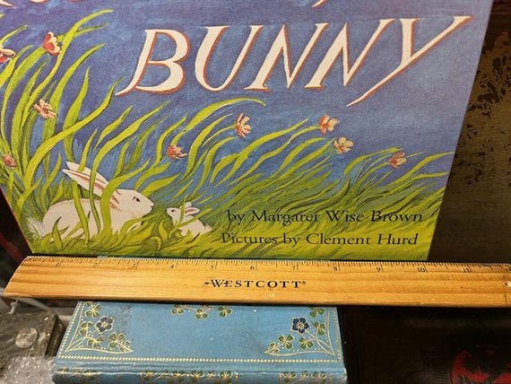 Large the Runaway Bunny Margaret Wise Brown Clement Hurd Vintage