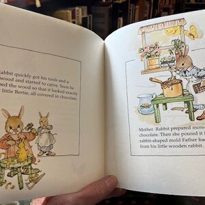 Chloe Rabbit Book 1996 Vintage the Chocolate Rabbit Children's Book Maria Claret ...