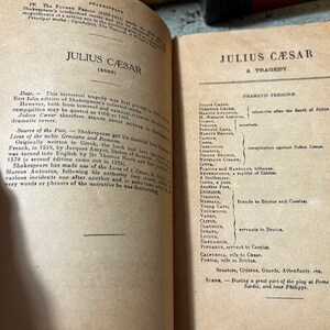 Early Antique Shakespeare Julius Caesar Merchant of Venice Winter's Tale PB Books French Paris Librairie A. Hatier Les Classiques Pour Tous image 4