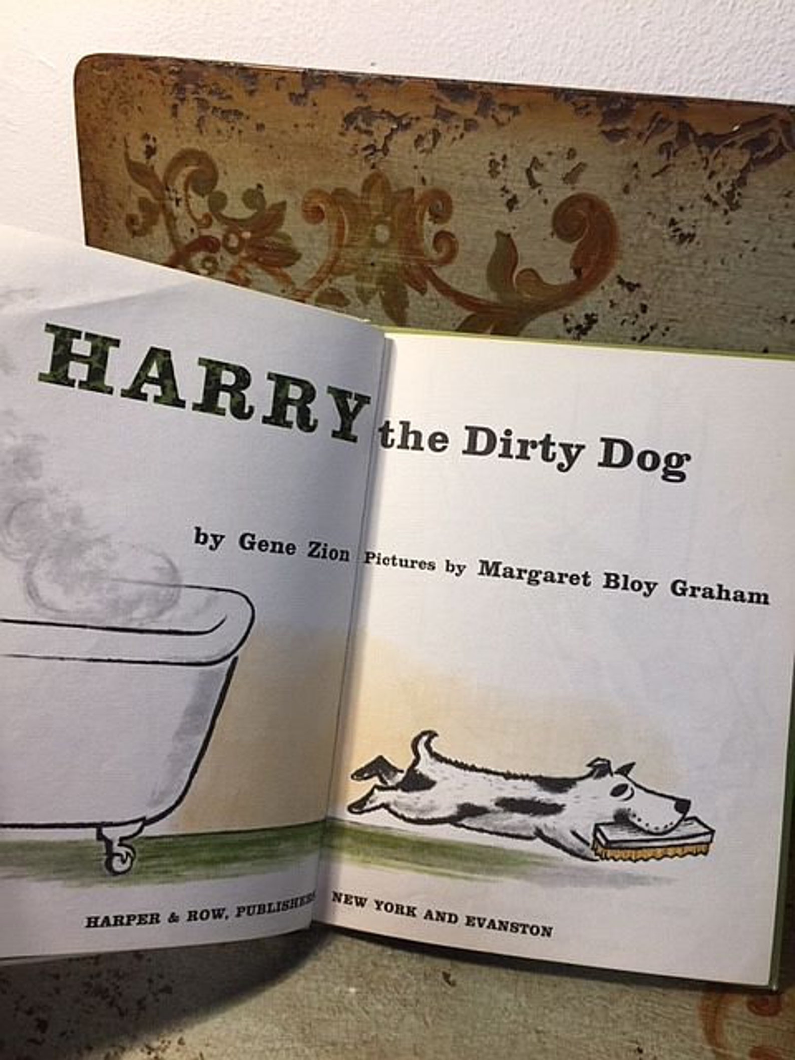 1956 Harry The Dirty Dog Childrens Book by Gene Zion Margaret Etsy