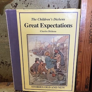 1994 Vintage Great Expectations Charles Dickens Hardback Book w/dj The Childrens Dickens