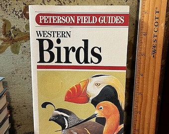 1990 A Field Guide to Western Birds HB Book Roger Tory Peterson Field Guides