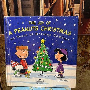 2000 Vintage The Joy of A Peanuts Christmas 50 Years of Holiday Comics Book HB Charles Schulz H3
