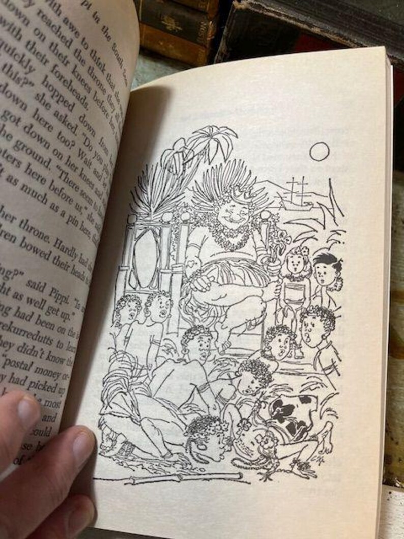 Vintage Pippi In The South Seas Longstocking Childrens PB book 1997 by Astrid Lindgren Scholastic image 5