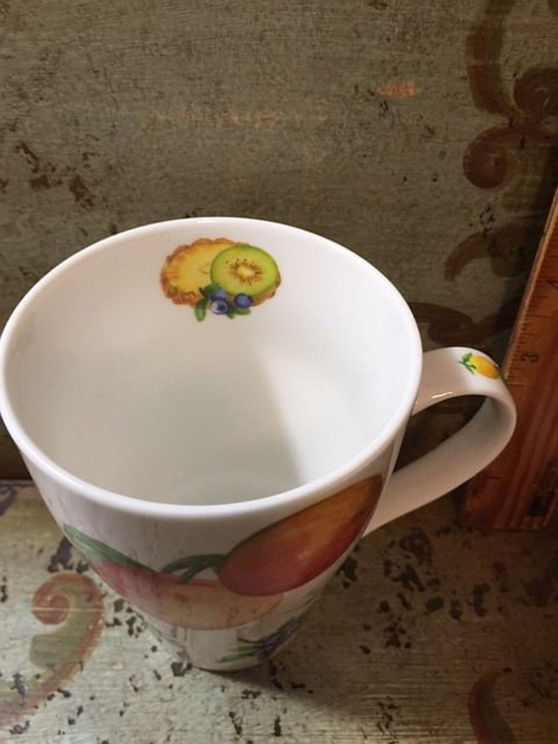 Cardew Mug Vintage Cardew Designs Fruit Botanical Coffee Mug Cup Tea Teacup ...