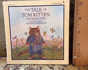 1983 The Tale of Tom Kitten Beatrix Potter pb book Illustrations by Allen Atkinson AS IS