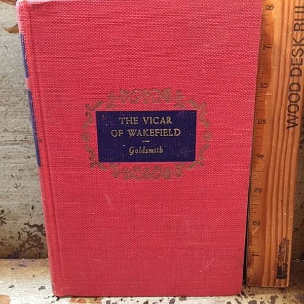 Vintage 1949 The Vicar of Wakefield by Oliver Goldsmith Worlds Greatest Literature Red hb Book