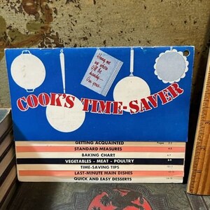 50&#39;s Cook&#39;s Time - Saver Vintage  Booklet Morning Evaporated Milk Cookbook Cook Book Kitchen  Brochure Advertising Advertisement