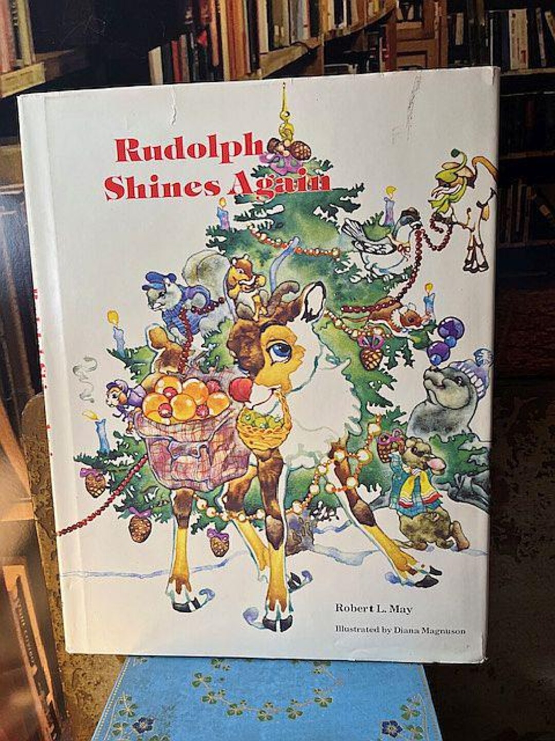 1981 Rudolph Shines Again First Printing Christmas HB W/dj Book by ...