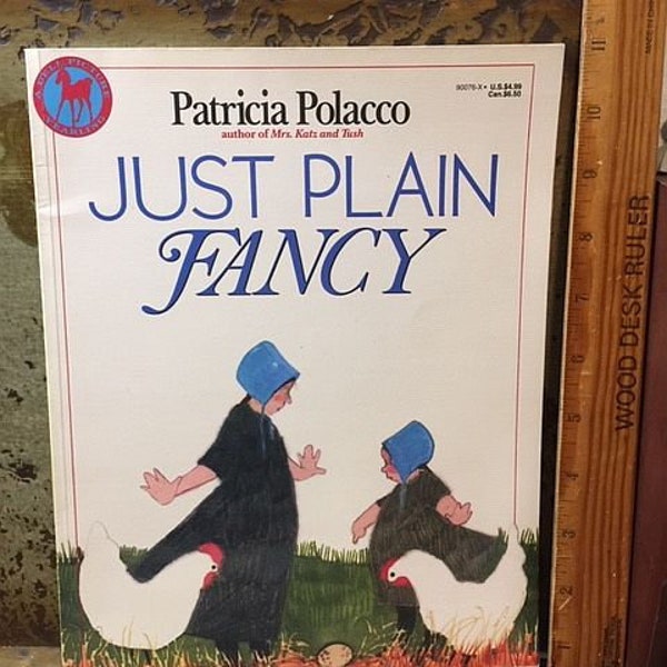 1994 Just Plain Fancy pb Book by Patricia Polacco