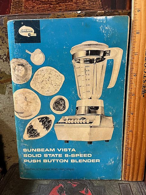 Vintage Sunbeam blender ヴィンテージ　ブレンダー Sunbeam Deluxe 300A Chrome, Blender 575 Watts MCM 1950s Rare