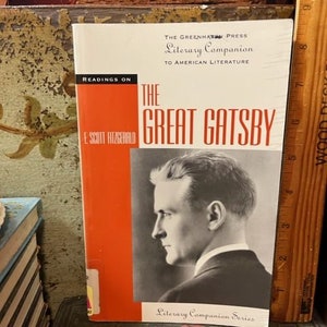 1998 Readings onThe Great Gatsby F. Scott Fitzgerald PB Vintage Book Greenhaven Press Literary Companion