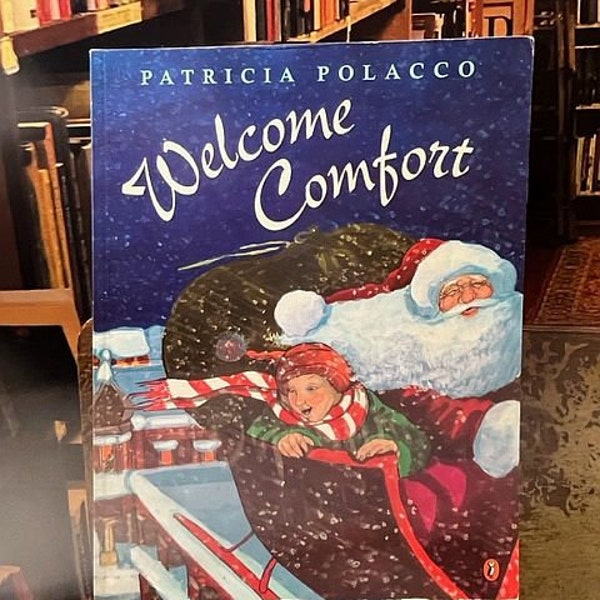 1999 Welcome Comfort Christmas Book Lg Paperback by Patricia Polacco Puffin Books RJ12