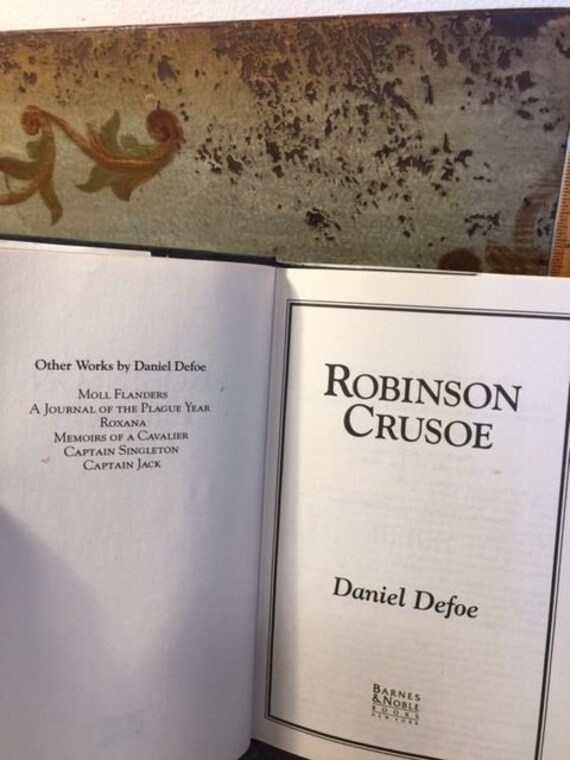 1996 Vintage Robinson Crusoe Daniel Defoe Hb Book W/ Dj - Etsy