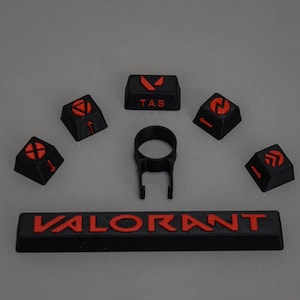 Custom Valorant Keyboard Keys