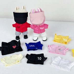 Doll Custom Shirt, Green 10 cm 15 cm 20 cm Doll Shirt, Personalized Text, Logo, Photo Cotton Doll Top, Cotton Doll Shirt