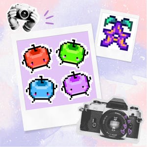 Stardew Valley Junimos Aufkleber, Geschenk für Sie, Geschenk für Ihn, Laptop Aufkleber, Skateboard Aufkleber, Nostalgie, Gemütliches Spiel, Videospiele