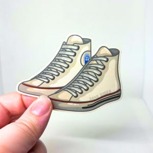 Doctor Who Sand Schuhe Aufkleber, Whovian Geschenk, Dr Who Geburtstag, Journal Dekor, Nerdy Aufkleber, Zitat für TV-Serie, hochwertiger Laptop Aufkleber