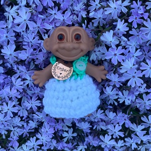 Crochet Dress for Regular Size Troll Doll (5 inches)