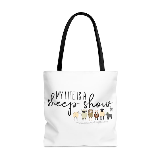 My Life Is a Sheep Show Tote Bag
