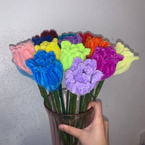 Niestandardowe tulipany do czyszczenia fajek