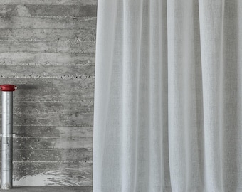 Highlights-Semi-Transparent 4 Colors Curtain panel |Double Height  300cm - 118inches  / sold by the panel/by panel/by meter