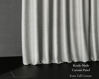 Opaque Curtain Panels | 8 Natural Colors | Extra Tall 300 cm / 118” | Sold by Panel or by Meter