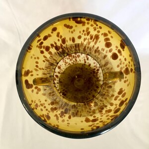 Large 15” Tortoise Shell Blown Glass Vase Amphora Vase - Etsy