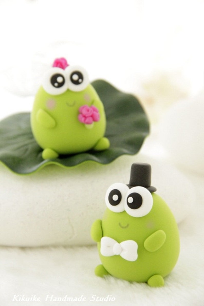 Frog Wedding Cake Topperk701 Etsy