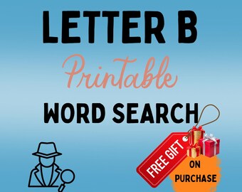 80 Letter B HARD DIFFICULTY And PRINTABLE Word Search Puzzles