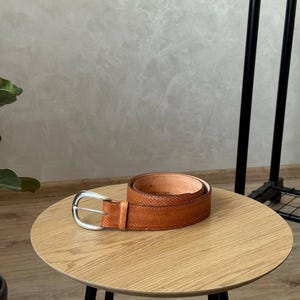 Ceinture en cuir de python Nurage