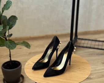 Alexander McQueen Wildleder Heels Damen Größe 38