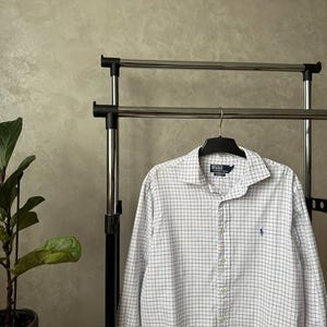Vintage Polo Ralph Lauren Check Button Up Shirt Size XL