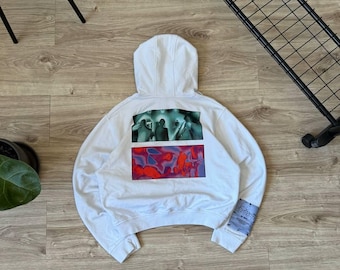 Alexander McQueen MCQ Print Hoodie Women's Size M