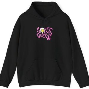 Worst Enemy Cute Floral Graphic Hoodie