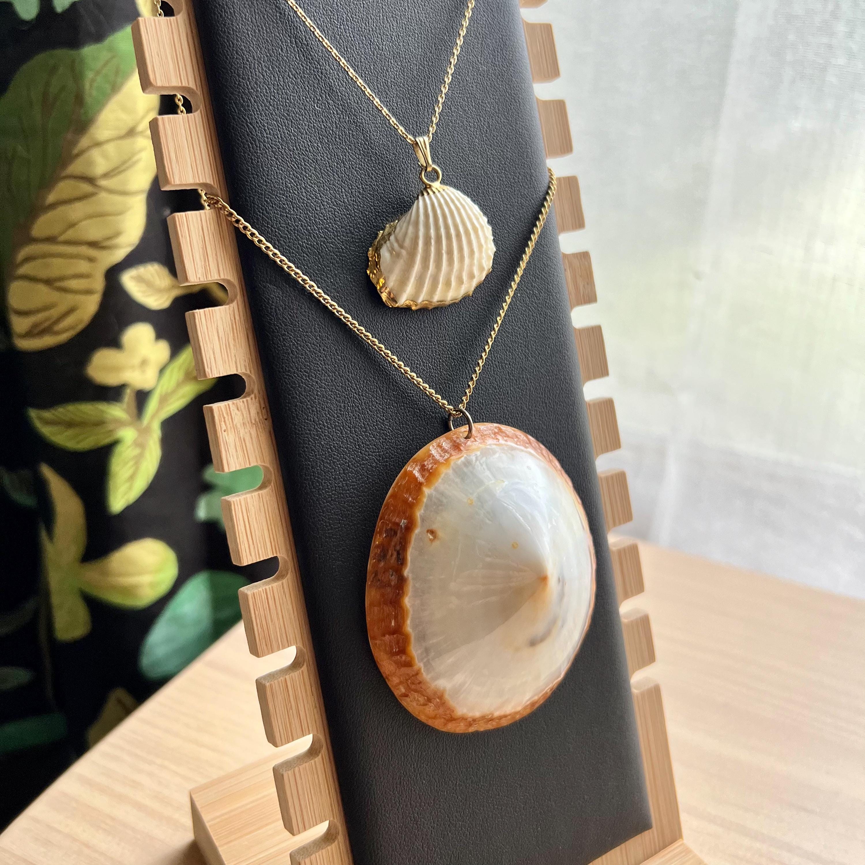 Collier Vintage En Gros Coquillages - Bijou Rétro Original Et Collector - Pièce De Collection