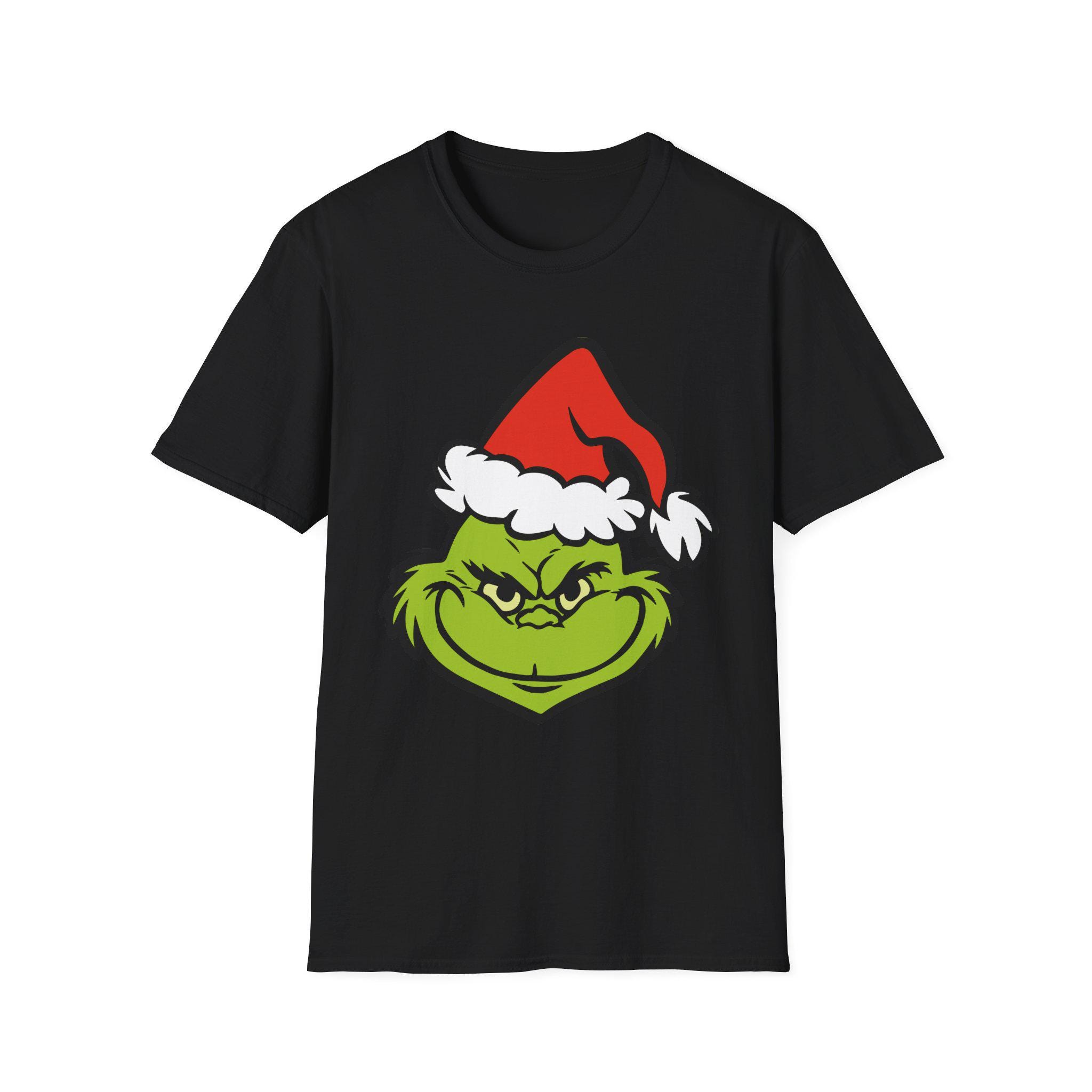 T-shirt Grinch Noël - Humour Festif - Pour Homme - Coton 100%, Imprimé En Allemagne