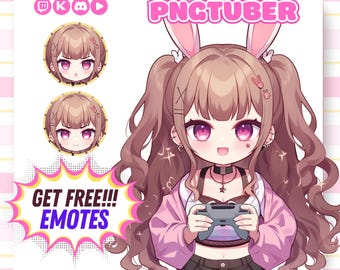 Custom Chibi PNGTuber : Pngtuber Commission, Streaming Avatar Commission, Custom Pngtuber, Pngtuber Model, pngtuber