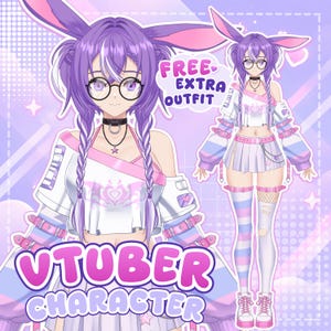 Custom Live2D VTuber Model Commission | Vtuber Asset, Fully Rigged , Male Vtuber, PNGTuber