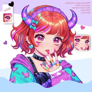 Custom PFP-anime, Pfp Custom, Profielfoto, Pfp Commission, Pfp Discord, Profielpictogram, Animepersonage, OC Commission, Anime Commission