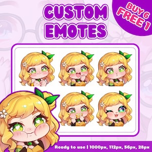 Custom Twitch Emotes, Emotes Twitch Custom, Vtuber Twitch Emote, Animated Emotes, Sub Emote, Chibi Emotes, Emote Commission, Kick, Discord