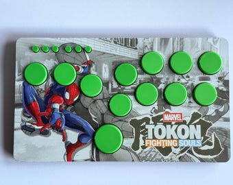 Custom UV Printed Leverless Arcade Controller: Hot Swap Choc Switches