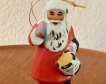 Norman Rockwell 1979 David Grossman Design Santa Ornament | 3.5” tall | Excellent condition