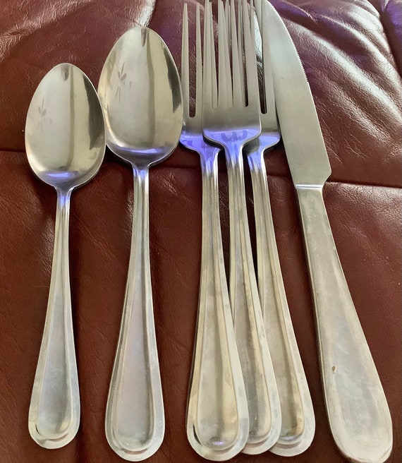 Vintage International Stainless Flatware 7 Pieces Etsy
