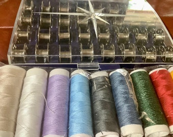 Bobbins & Dritz Bobbin Case And New Thread Package | Bobbins Used but Great Condition