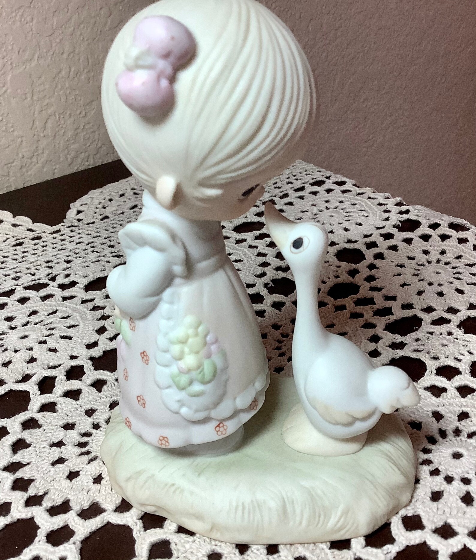 Precious Moments 1978 Girl With Goose Make a Joyful Noise Etsy