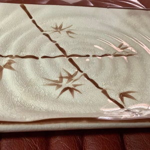 Florida Marketplace Entertaining Ceramic Oriental Sushi Plate | 8” by 5” | Great condition