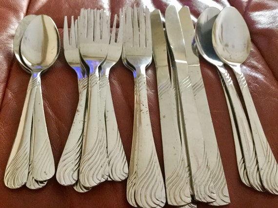 Vintage Stainless Flatware From China Excellent Condition | Etsy