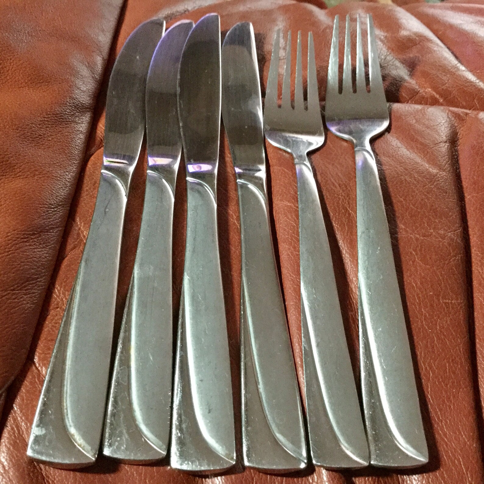 Vintage Oneida Stainless Steel Flatware 6 Pieces Excellent - Etsy